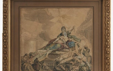 Charles Joseph Le Jolivet Old Master Watercolor