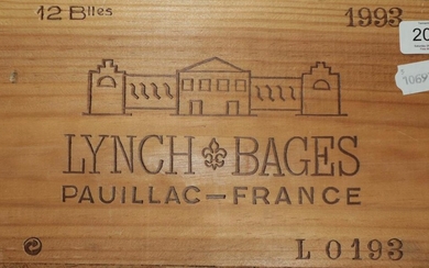 Château Lynch Bages 1993, Pauillac, (twelve bottles)
