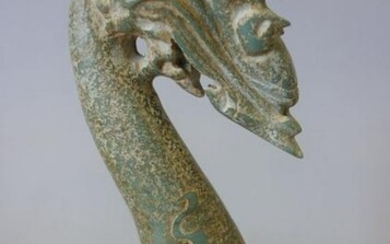 Chinese Archaistic Style Stone Dragon Sculpture