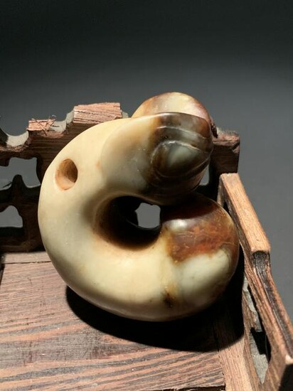 Chinese Hongshan Culture Jade Dragon