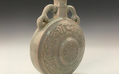 Chinese Hutian Kiln Moon Flask Vase