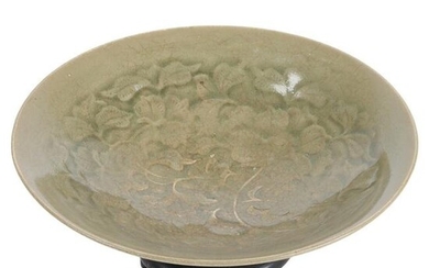 Chinese Northern Yaozhou Celadon Peony bowl, Song