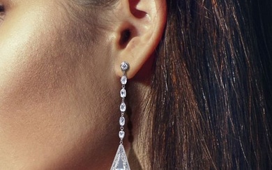 Chopard 18.41cts Chopardissimo Boutique Collection Diamond Dangel drop Earrings