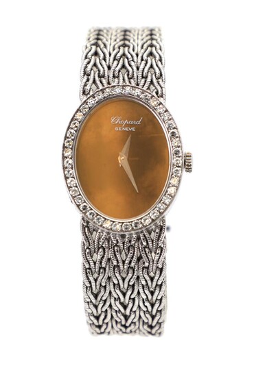 NOT SOLD. Chopard: A lady's wristwatch of 18k white gold. Mechanical movement with manual winding. 1960s. – Bruun Rasmussen Auctioneers of Fine Art