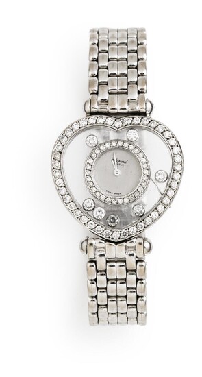 NOT SOLD. Chopard: A lady's wristwatch of 18k white gold. Model Happy Diamonds, ref. 5231. Quartz movement. 1994. – Bruun Rasmussen Auctioneers of Fine Art