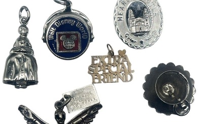 Collection Vintage Sterling Silver, 14k Gold Charms