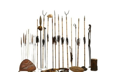 Collection of African Tribal Style Weaponry.
