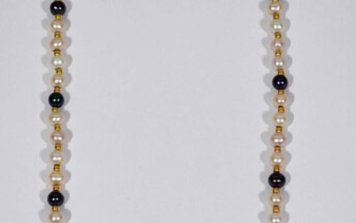 Collier de perles de culture fantaisie en... - Lot 27 - Actéon - Compiègne Enchères