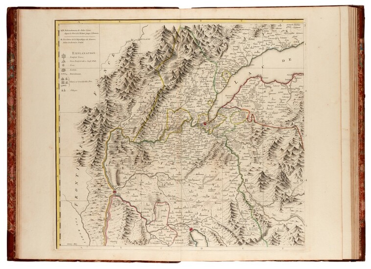 DURY | A chorographical map of the King of Sardinia's dominions, 1765