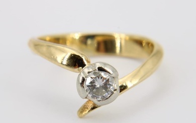 Damiani - Ring - 18 kt. White gold, Yellow gold Diamond