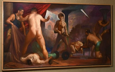Damon Lehrer (Boston MA) Oil on Canvas