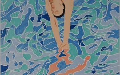 David Hockney - Le plongeur