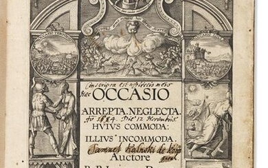 David, Joannes (1545-1613) Occasio Arrepta Neglecta