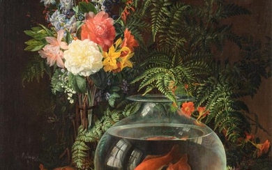 Delbeke, still life, 1863, 60 x 75 cm