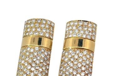 Diamond Earrings 4.52 Carats 18K