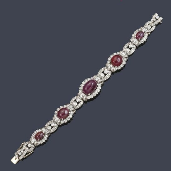 Diamond bracelet, approx. 5.20 ct in total, and