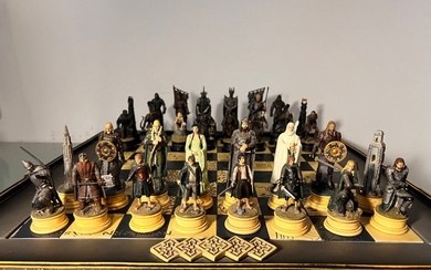 Eaglemoss - Lord of the Rings - Chess set - Lead and miscellaneous materials