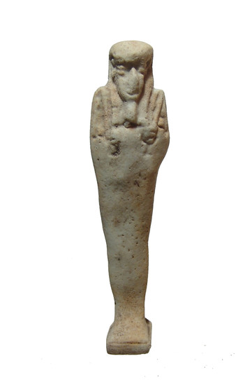 Egyptian faience ushabti, 30th Dynasty - Ptolemaic