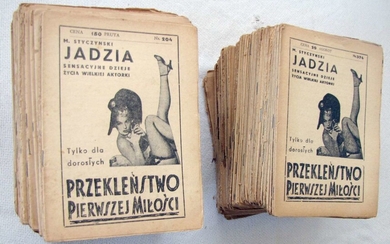 Erotic novel in Polish, 257 issues, Tel-Aviv, 1940-50’s