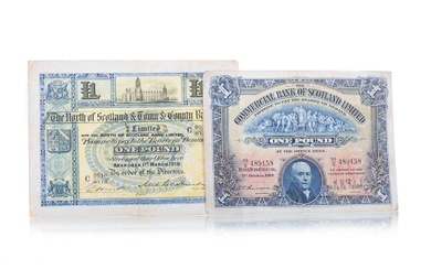 FOUR EARLY SCOTTISH BANKNOTES