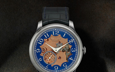 F.P. JOURNE. AN EXTREMELY RARE AND LIMITED EDITION TANTALUM MANUAL...