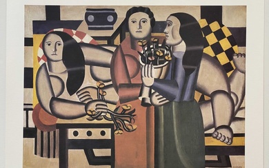 Fernand Leger (after) - Trois femmes aux fleurs, 1920