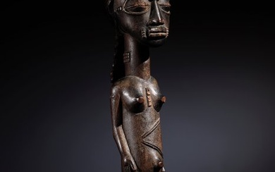 Figure - Gold, Wood - Baoulé - Côte d'Ivoire