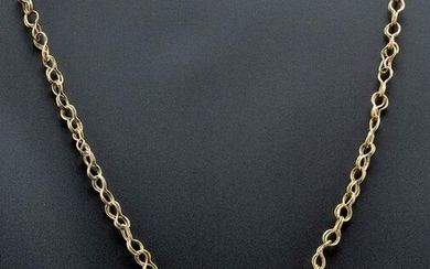 Fine Roman Gold Chain Necklace w/ Boss Medallion Clasp
