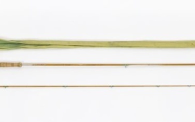 Fishing : a Hardy Bros of Alnwick 'Neocane Dipper' two-piece split cane fly rod, serial number