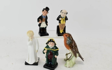 Four Assorted Royal Daulton English Figurines