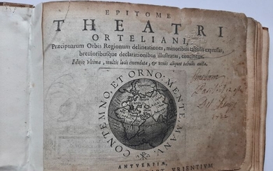 France, Duitsland, Italië; A Ortelius / JB Vrients - Epitome Theatri Orteliani - 1601