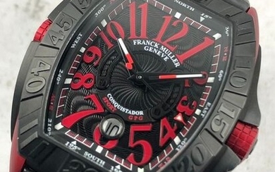 Franck Muller - Conquistador Grand Prix Black Red Steel Automatic - 8900SCDTGPG - Men - 2011-present