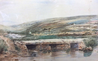 Frederick Waters, late 19th century watercolour and three other watercolours