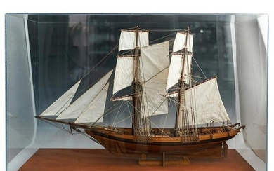 French Ship "Ouragan" Model