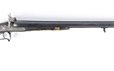 Fusil de chasse à percussion, canons en table... - Lot 27 - Vasari Auction