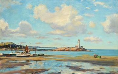 GARSIDE, Thomas (1906-1980) "Metis lighthouse,...