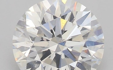 GIA Certified 1.72 Ct Round cut G SI1 Loose Diamond