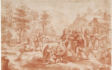 GIUSEPPE CESARI, CALLED IL CAVALIER D'ARPINO | THE DISCOVERY OF ROMULUS AND REMUS