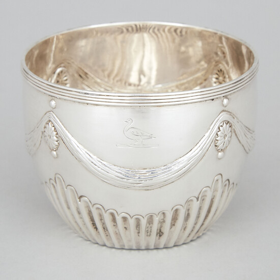 George III Silver Sugar Bowl, London, 1806