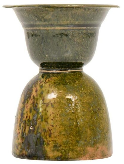 George Ohr Glazed Earthenware Vase