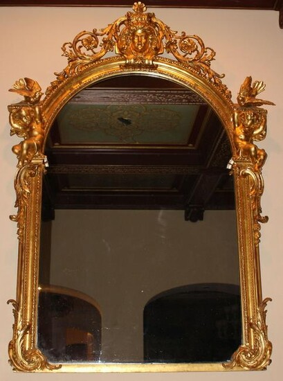 Gold Leaf Antique Original Mirror