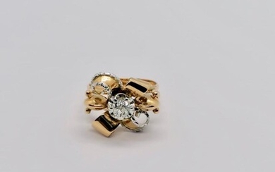 Gold and Diamond ring