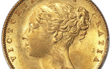 Great Britain: , Victoria gold "Shield" Sovereign 1841 MS65+ PCGS,...