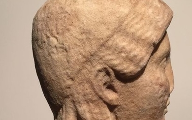 Greco-Roman Marble Head of a Kore- 9.7×6.5×7.5 cm