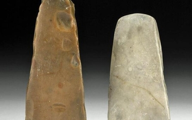 Group of 2 Neolithic Danish Stone Axe Heads