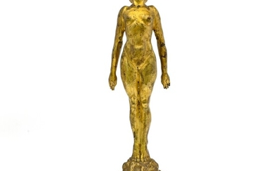 Guillaume Jules DUMONT (1889 - ?) Nu féminin, 1923 sculpture en bronze...