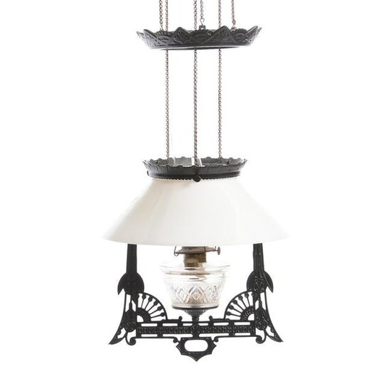 Hanging Kitchen Lamp With Iron Frame