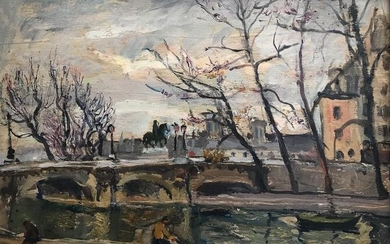 Herand Gulbenkian, dit Gulbenk - Le Pont Neuf en automne