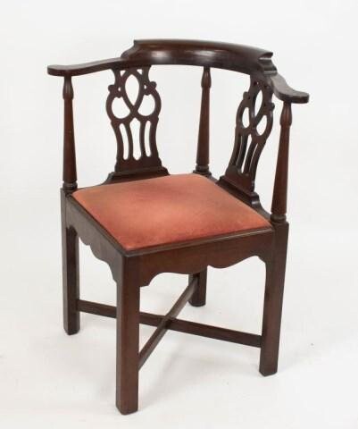 Hickory Chair Co. Chippendale Style Corner Chair