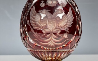 IMPERIAL FABERGE CRYSTAL EGG